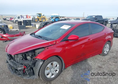 2016 Hyundai Elantra Se из США, поврежденный, VIN KMHDH4AE4GU637743